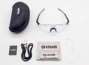 Велосипедные очки Cinalli C-098A. PHOTOCHROMIC (хамелеон)