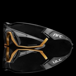 Велосипедные очки NRZC PC-NRZC с линзой Photochromic (хамелеон) (Черный-Золото)