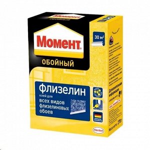 Клей обойный Момент Флизелин 200 гр. карт./уп 1 шт / 24шт / 3000293 / 135862