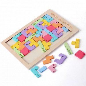 Wood Toys™ Головоломка-танграм с фигурками животных &quot;Зверята&quot;