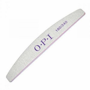 Пилка OPI полумесяц 180/240, стандартное качество, 25шт/уп