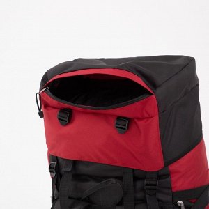 Рюкзак туристический, 100 л, на стяжке, цвет бордовый
