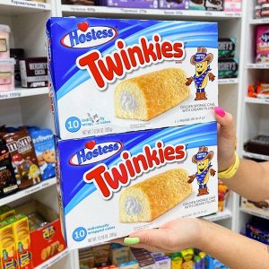 Hostess Twinkies 38g - Пирожное Твинкис со сливочным кремом