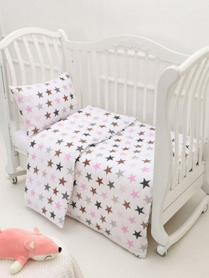 МАТ-КПБ-ПР/пэчворг-розовый Комплект постельного белья "Пэчворг-розовый"