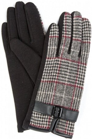 KEDDO 328700/04-02 черный полиэстер, хлопок женские перчатки (О-З 2022)