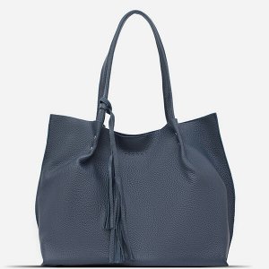 Женская кожаная сумка Richet 2055LN 357 Синий