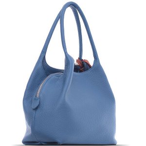 Женская кожаная сумка Richet 2395LN 296 Синий
