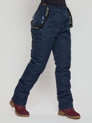 MTFORCE Полукомбинезон брюки горнолыжные больших размеров темно-синего цвета 55222TS