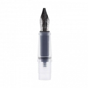 Набор PIERRE CARDIN WE-SHARE: ручка перьевая серого цвета с пером размера М, 2 сменные насадки с перьями размеров 1.1 мм и 1.9 мм , конвертер, бутылочка чернил Da Vinci Charcoal Grey 15 мл