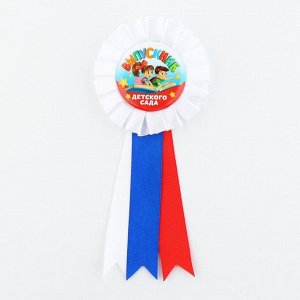 Значок - орден на выпускной «Выпускник детского сада на книге», d=6.7 см