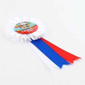Значок - орден на выпускной «Выпускник детского сада на книге», d=6.7 см