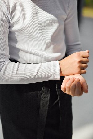 Водолазка детская (стойка), 28, белый, шт