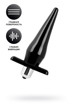 Анальная втулка Black&Red by TOYFA, TPE, черный, 12,7 см, ? 3 см