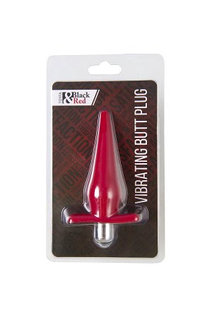 Анальная втулка Black&Red by TOYFA, TPE, красный, 12,7 см, ? 3 см