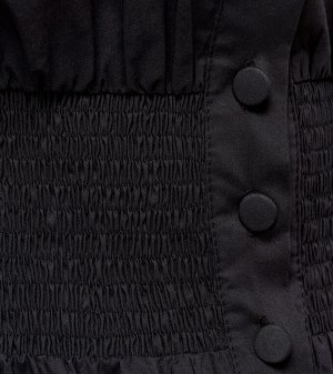 Платье-рубашка длины мини с резинкой по линии талии, ПА 114780w