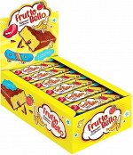 Батончик суфле FruttoBello Клубника-банан в темной глазури 35г