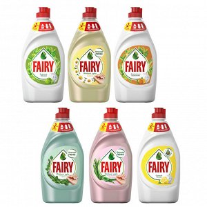 Средство для мытья посуды FAIRY, п/б, 450 мл, 6 видов