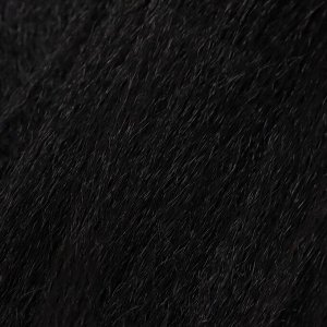 SOFT DREADS Канекалон однотонный, гофрированный, 60 см, 100 гр, цвет чёрный(#1B)