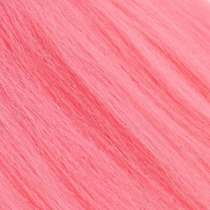 Queen fair SOFT DREADS Канекалон однотонный, гофрированный, 60 см, 100 гр, цвет розовый(#PINK)