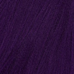 SIM-BRAIDS Канекалон однотонный, гофрированный, 65 см, 90 гр, цвет фиолетовый(#IlI PUR)