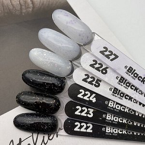Гель-лак Black&White №222