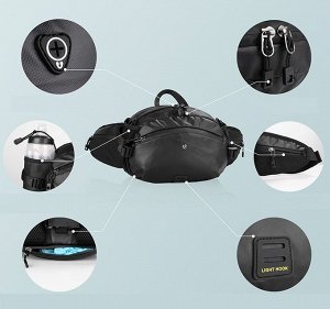 Велосипедная поясная сумка на пояс-руль Rhinowalk X21922