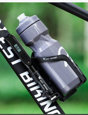 Велосипедный насос WEST BIKING YP0711116 с электронным манометром