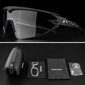 Велосипедные очки KAPVOE PC-KE9010 с линзой Photochromic (хамелеон)
