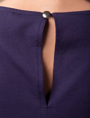 Блузка с рукавами-воланами из премиального хлопка