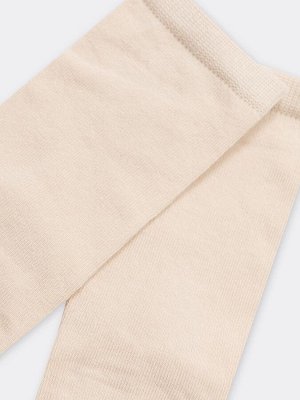 Детские высокие носки нюдового оттенка (1 упаковка по 5 пар)