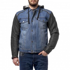 Куртка текстильная MOTEQ Groot, мужская, синий/черный, XXXL