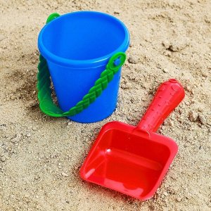 Песочный набор: ведёрко, лопатка, МИКС