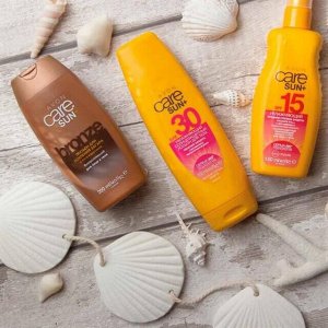 Солнцезащитный увлажняющий лосьон для тела "Нежная защита" SPF 30. Высокая степень защиты, 150 мл