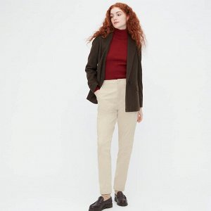 UNIQLO HEATTECH - легкие теплые штаны длина 74-76 см 30 NATURAL