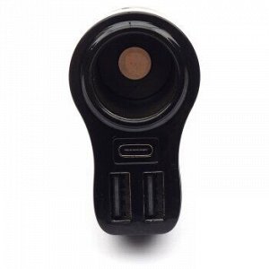 Развет.гнезда прик., 2 USB, вход type-c