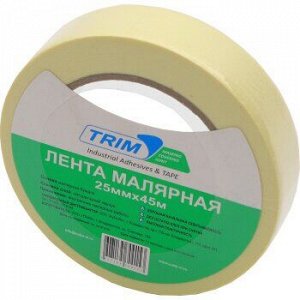 Лента малярная (крепп) TRIM 25мм-45м (1/72/12)