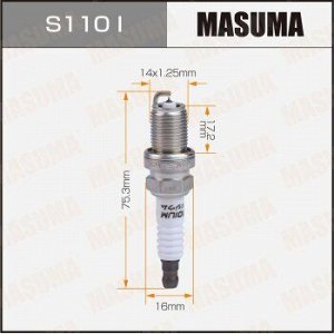 Свеча зажигания MASUMA IRIDIUM (BKR6EIX-P)