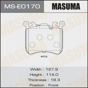 Колодки дисковые MASUMA, AN-4798K, P06077 front