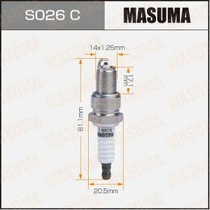 Свеча зажигания MASUMA NICKEL BPR6ES-11(4824)