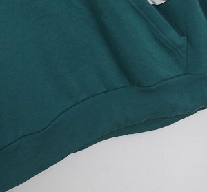 Толстовка с капюшоном на флисе, зеленый(продам костюмом толстовка + штаны) рус 58-60 Цена за костюм 1850р