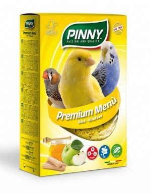 PINNY PM Мягкий витаминный корм 0.35кг д/птиц с медом и яблоками