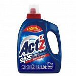 Концентрированный гель &quot;Act&#039;z&quot; для стирки белья для машин с вертикальной и горизонтальной загрузкой (для удаления повседневных загрязнений) 3 л.