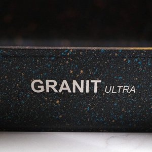 Противень Granit Ultra blue, 36,5?26?5,5 см, антипригарное покрытие, цвет чёрный