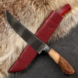 Нож Пчак Шархон - большой, косуля, гарда гравировка, ШХ15