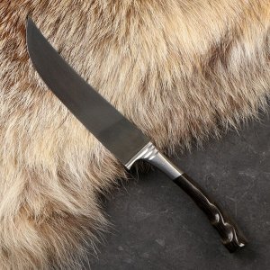 Нож Пчак Шархон - средний, ерма, эбонит, гарда олово, ШХ15