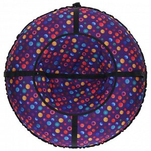 Тюбинг-ватрушка, диаметр чехла 105 см, тент/оксфорд, цвета микс