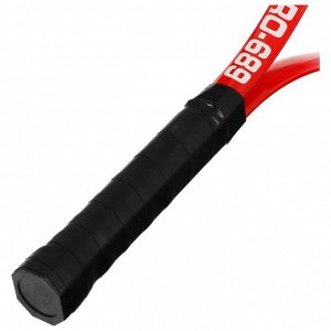 Ракетка для большого тенниса тренировочная, алюминий, 257 г, в чехле, цвет красный