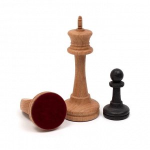 Шахматы турнирные 50 х 50 см, утяжеленные, король h-10.5 см, пешка h-5.2 см