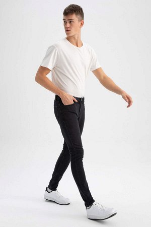 DEFACTO Джинсы Super Skinny Fit с нормальной талией и узкими штанинами из экологически чистых материалов