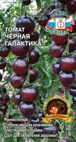 Томат Черная Галактика /Седек/ 0,1г/ раннесп. индетерм. 50-70г фиолетовый